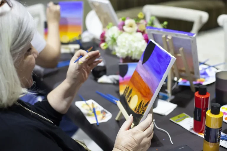 A memorable-evening at studio eleven43 paint sip with bronson hospitality