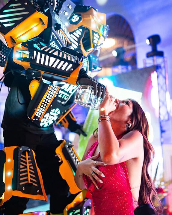 Nightlife product launch event with costumed entertainment - Bronson Hospitality