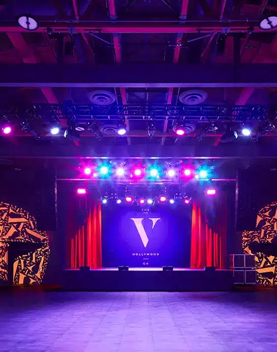 Vermont Hollywood stage for hosting concerts, performances, and other events